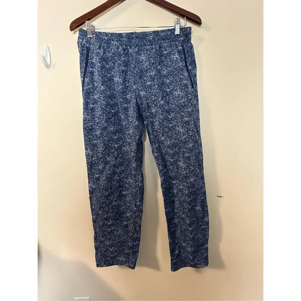 Outdoor Voices Stretch Crepe Track Pant in Pebbled Storm Women Medium